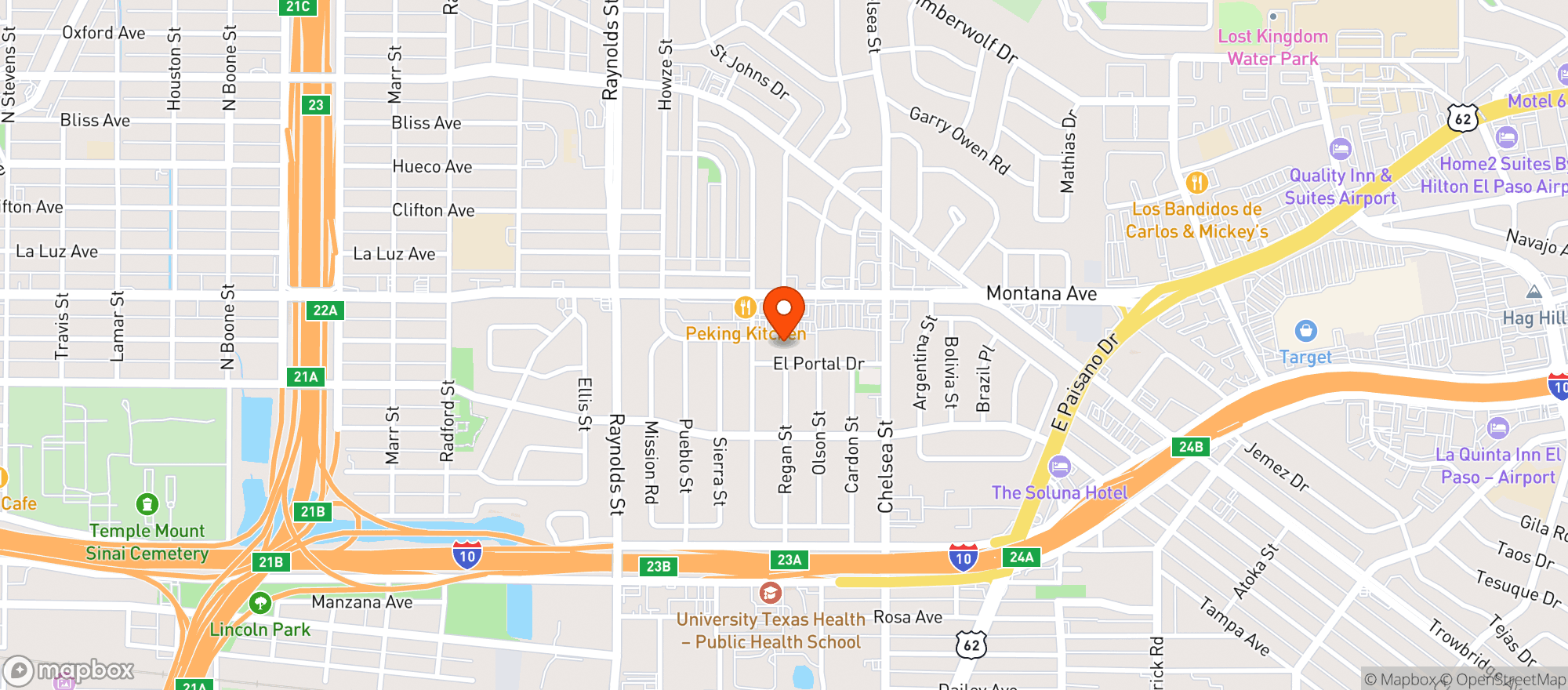 Map showing Barrel House Liquors