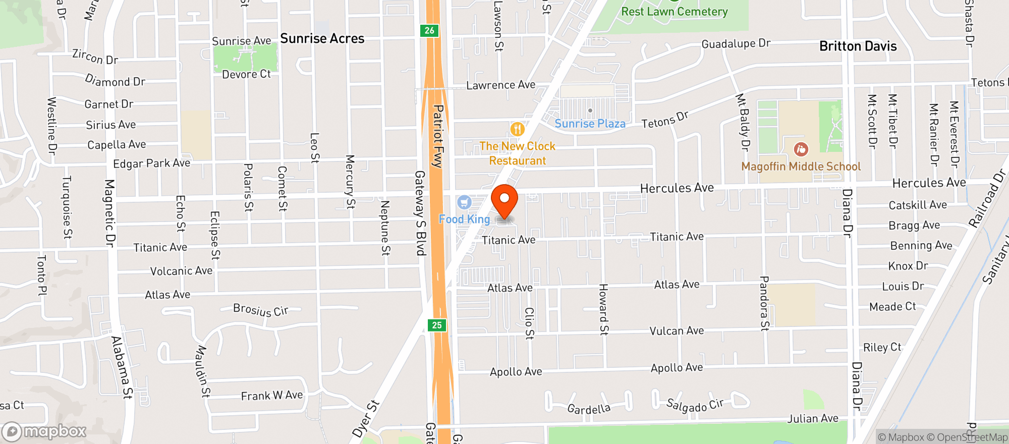 Map showing Neep Collective