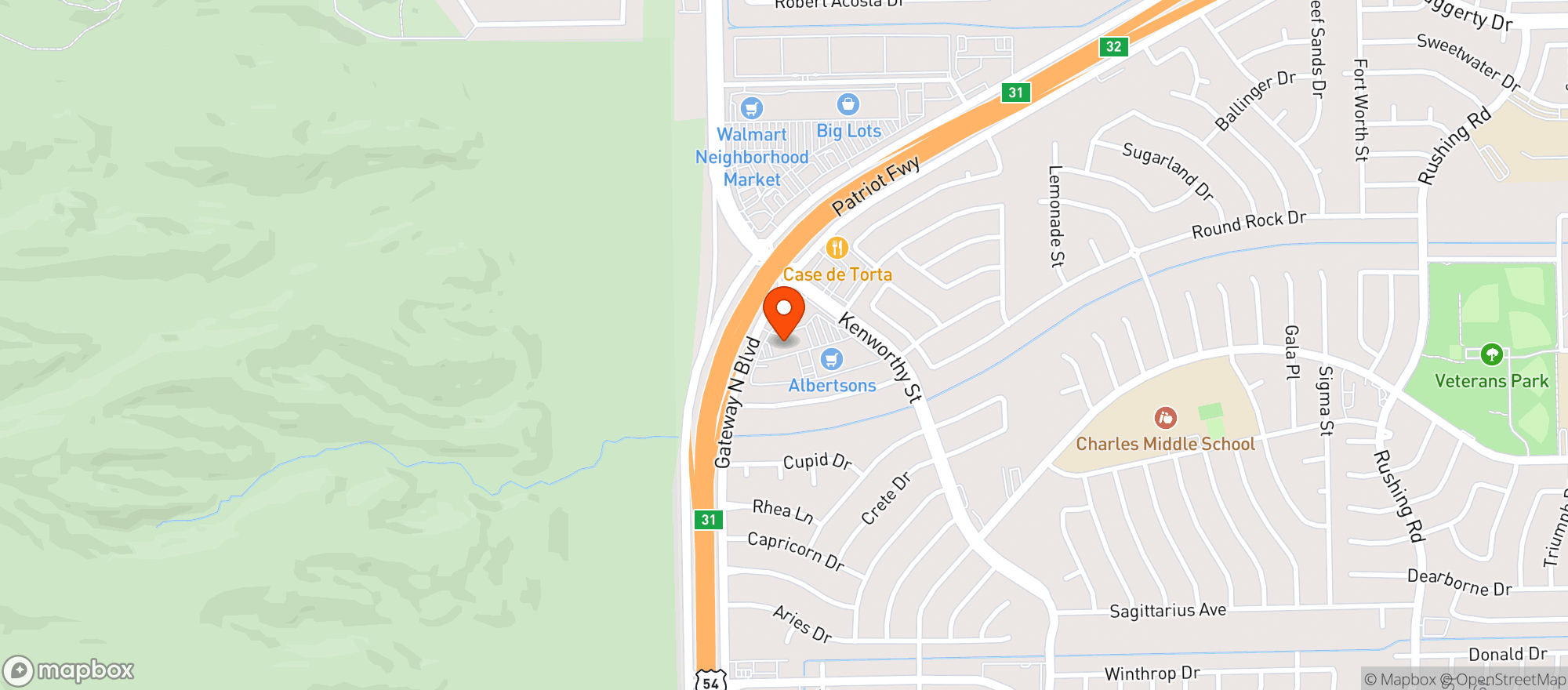 Map showing Spec's Wine, Spirits & Finer Foods
