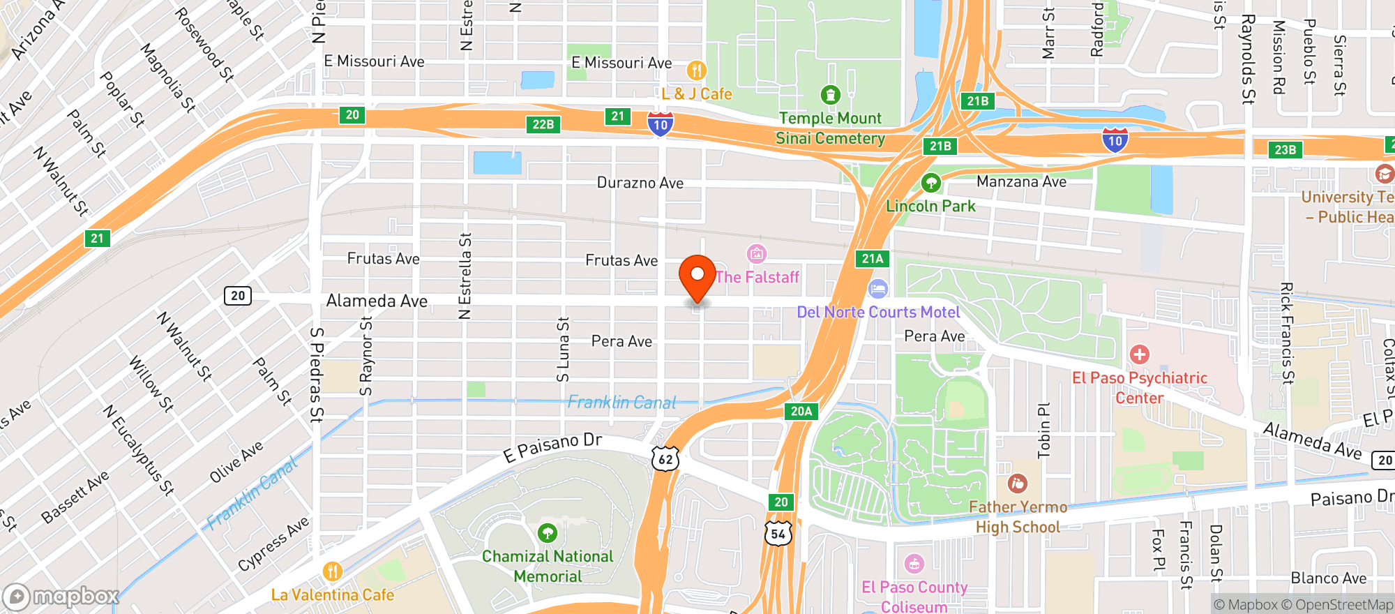 Map showing Big Savers Market