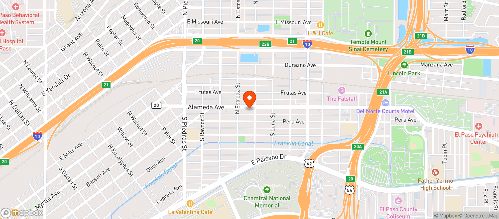 Map showing Nellys Bar