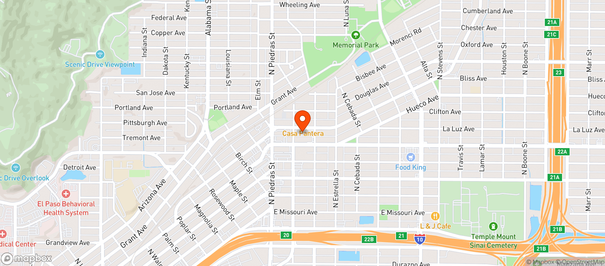 Map showing Ballyhoo Social House