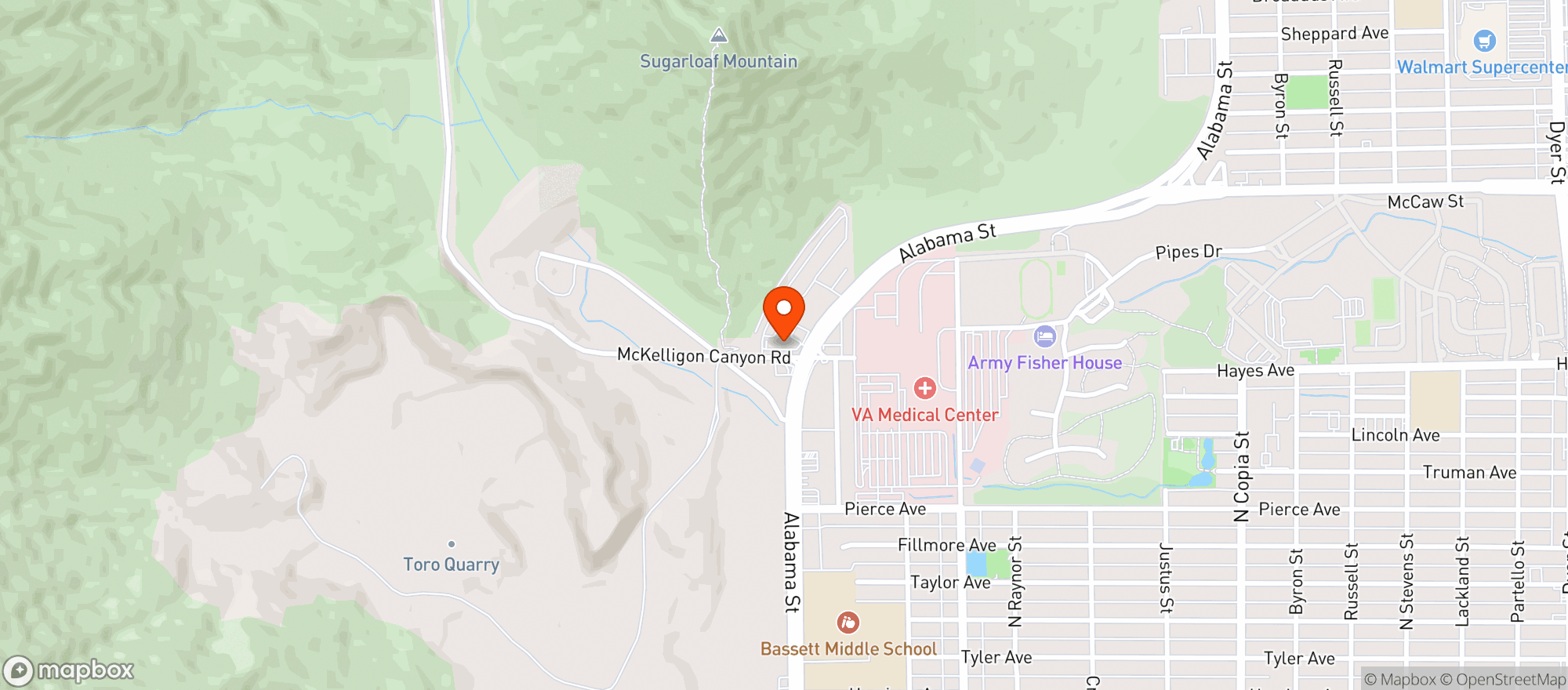 Map showing Incredibles