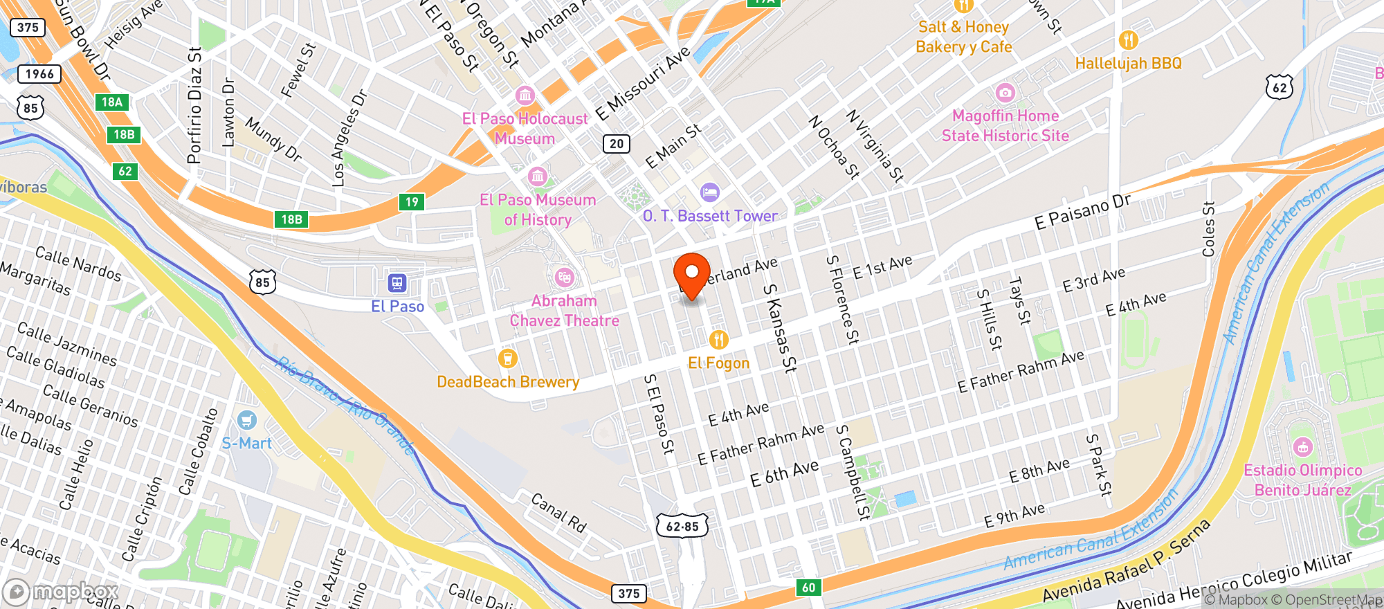 Map showing Syndicate