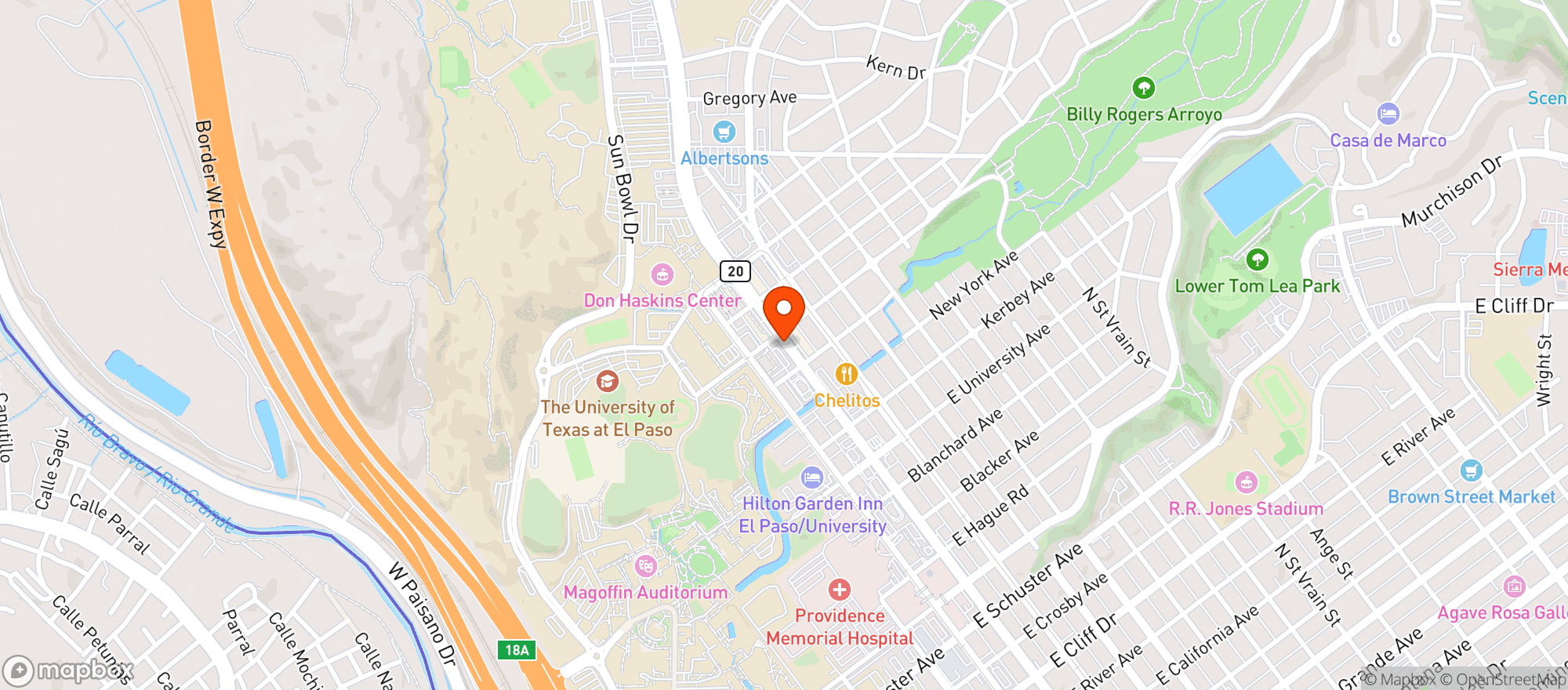 Map showing Specs Wine Spirits & Finer Foods