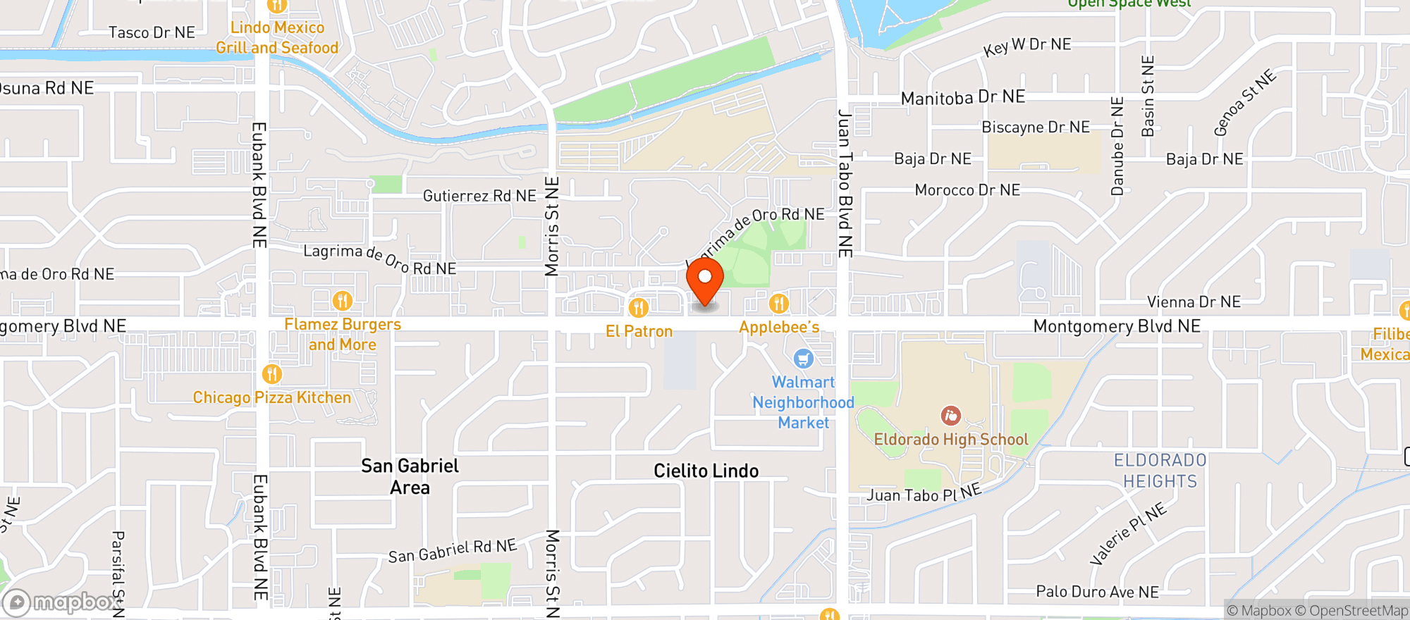 Map showing Savoy Bar & Grill