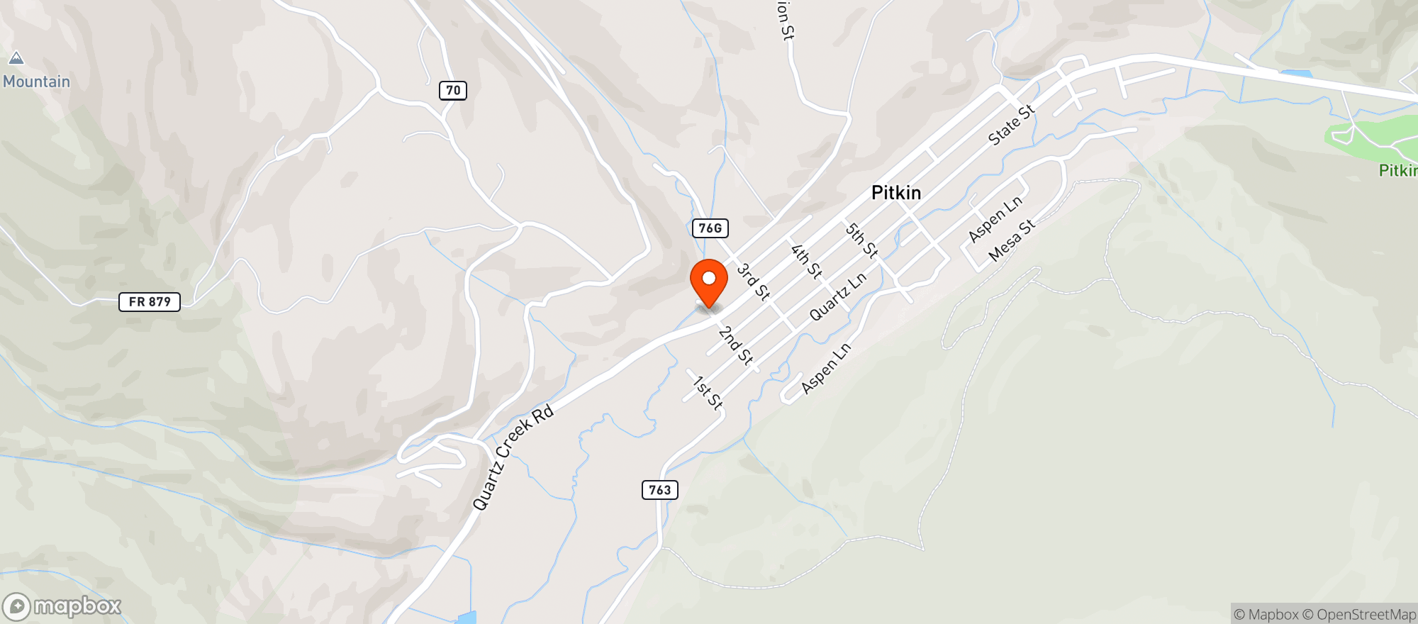 Map showing Stumbling Moose Lodge