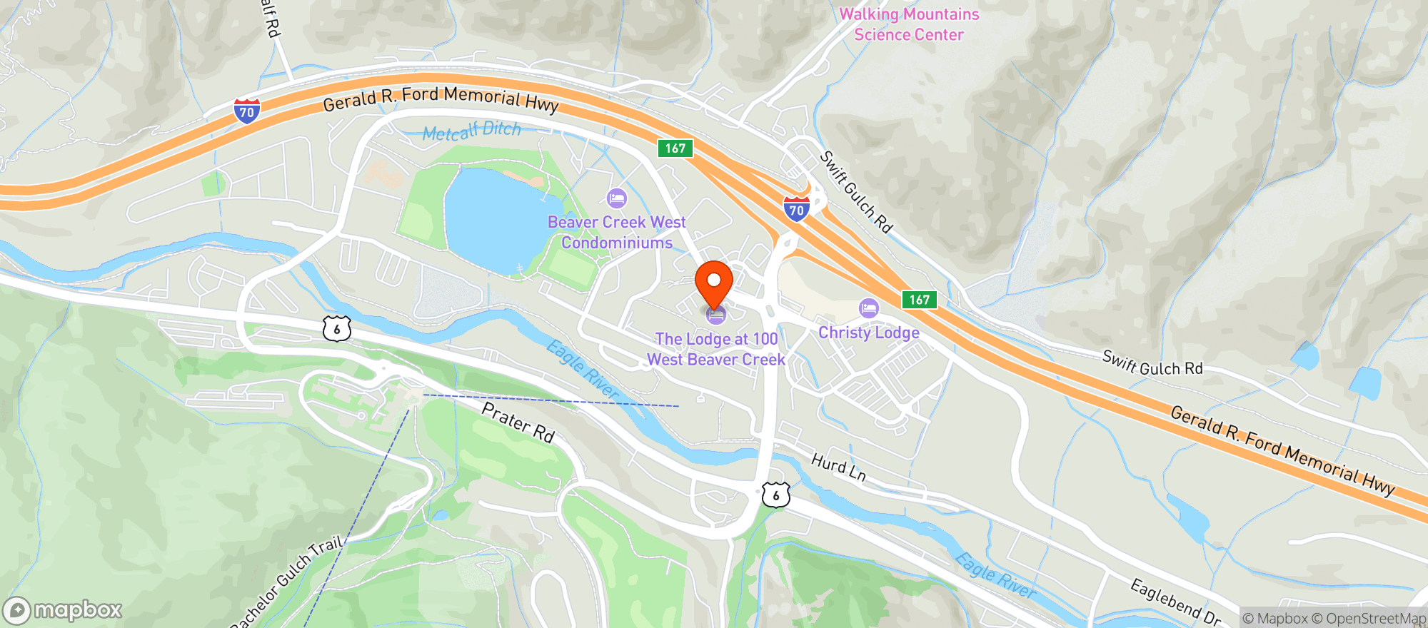 Map showing Avon Liquor