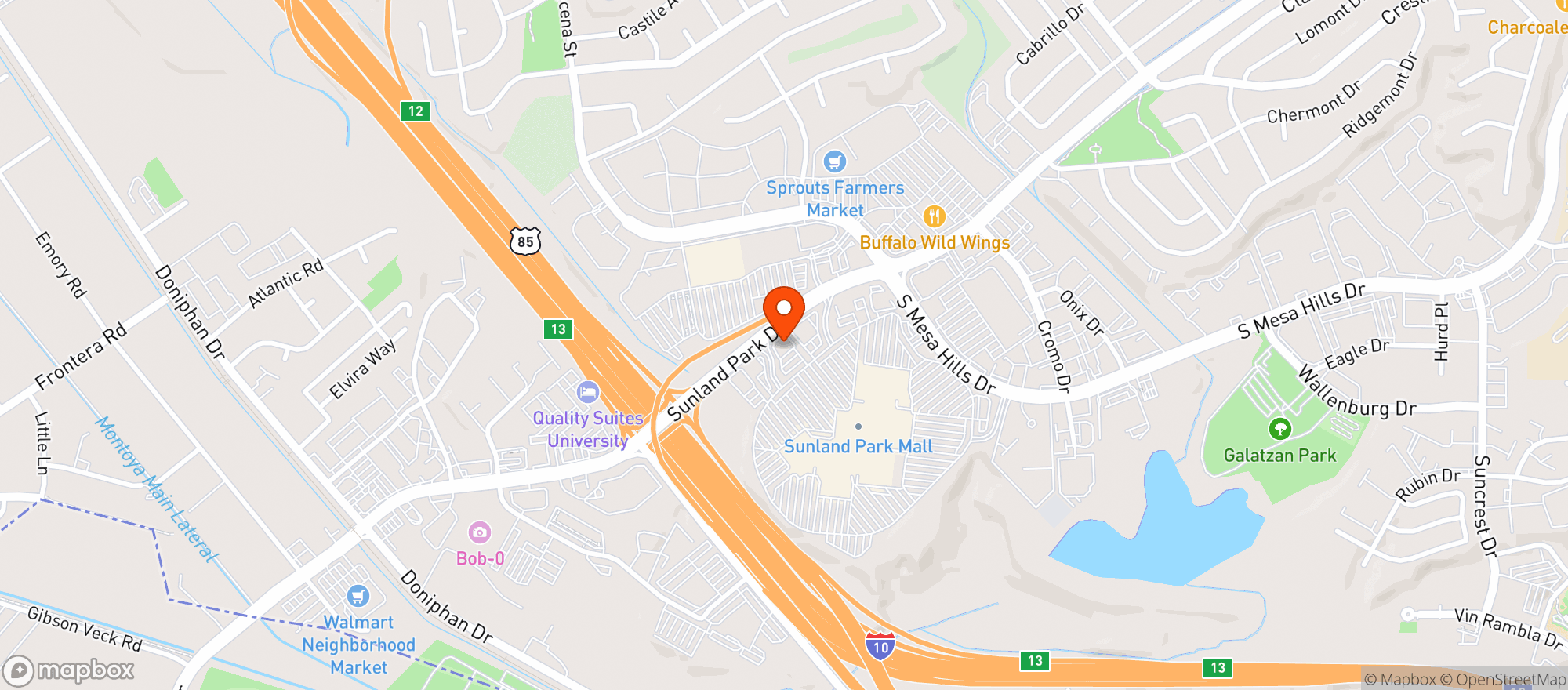 Map showing P F Changs China Bistro #9973