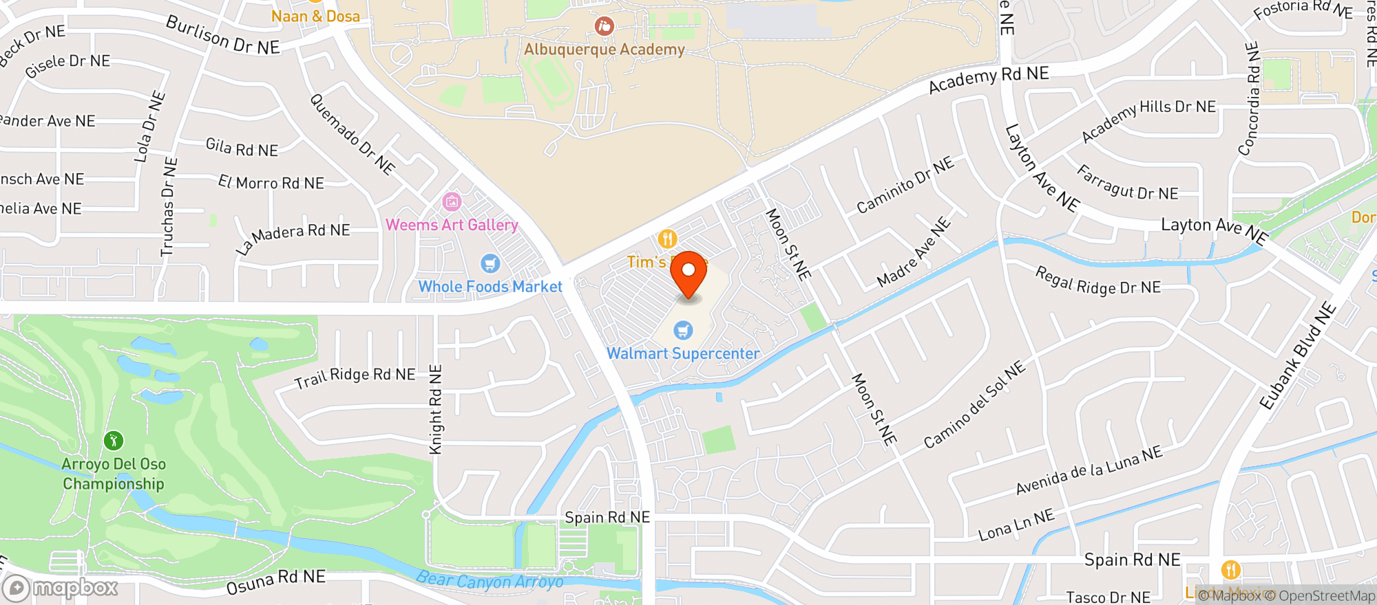 Map showing Gnc