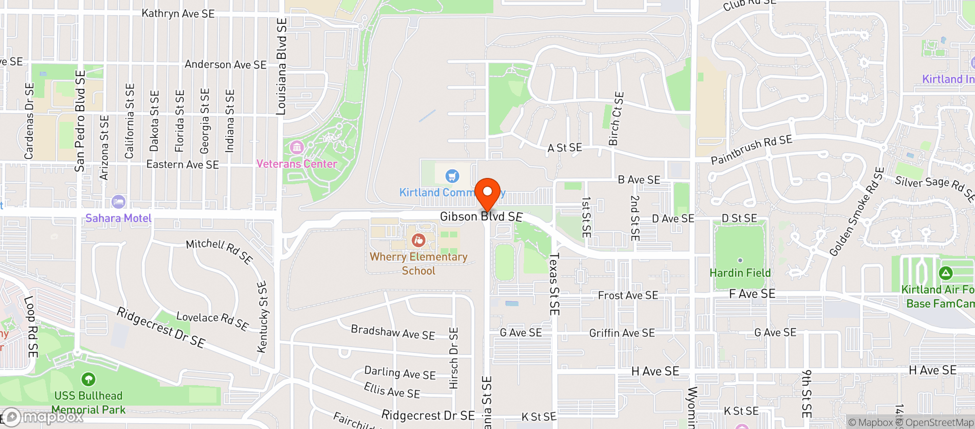 Map showing Gnc