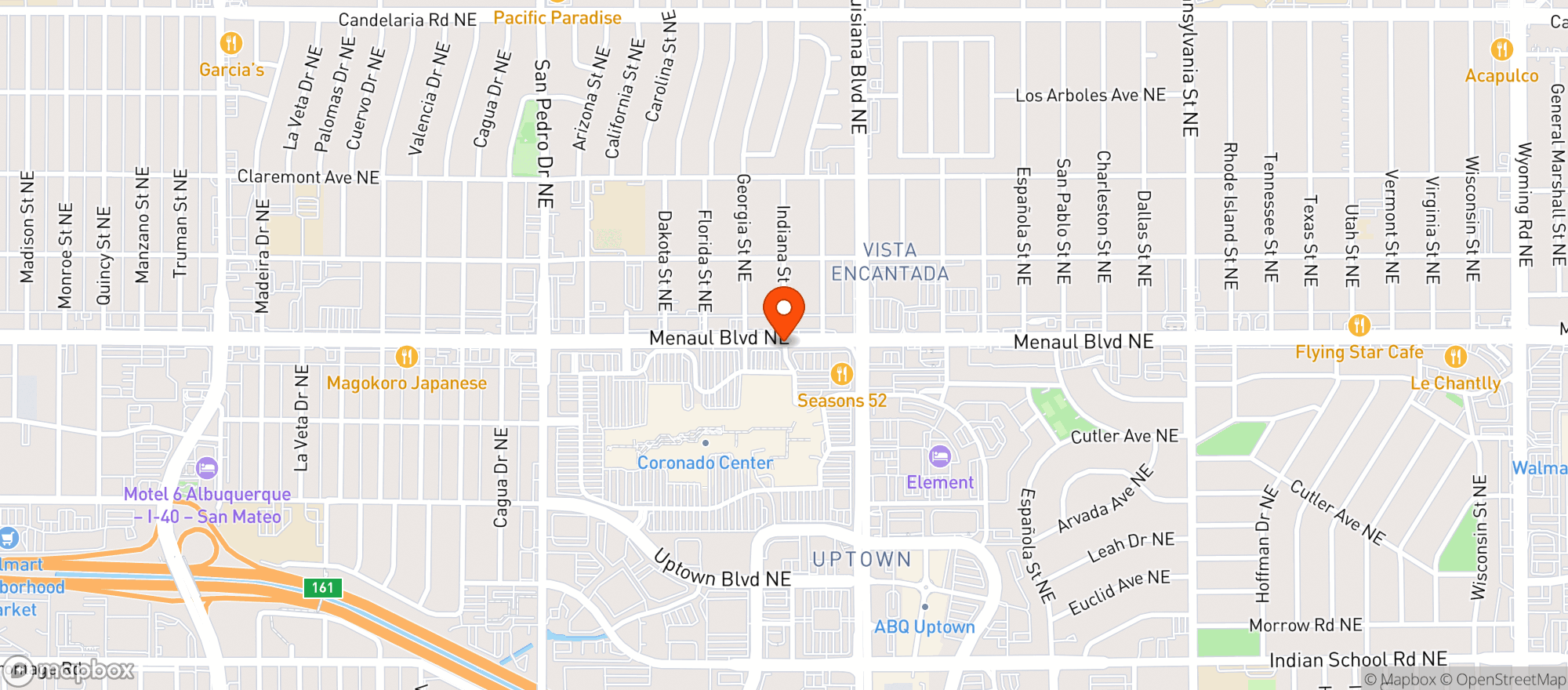 Map showing Gnc