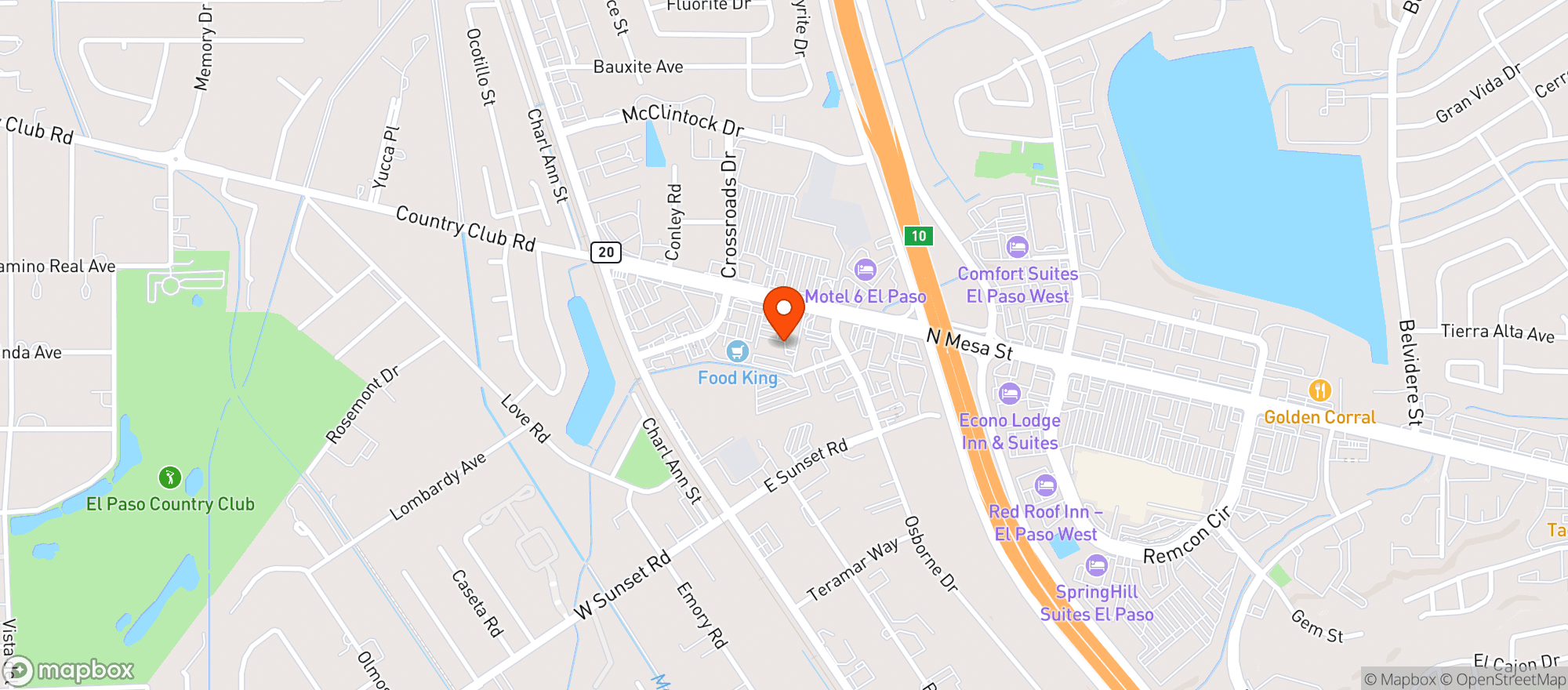 Map showing Specs Wine Spirits & Finer Foods