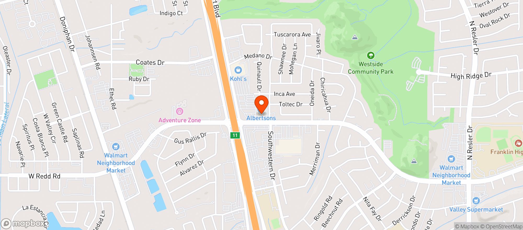 Map showing Wb Liquors & Wine
