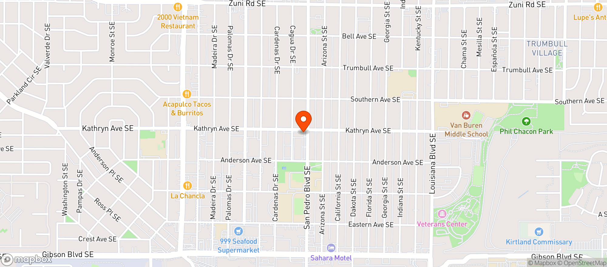 Map showing Dank Smoke Shop & Grocery