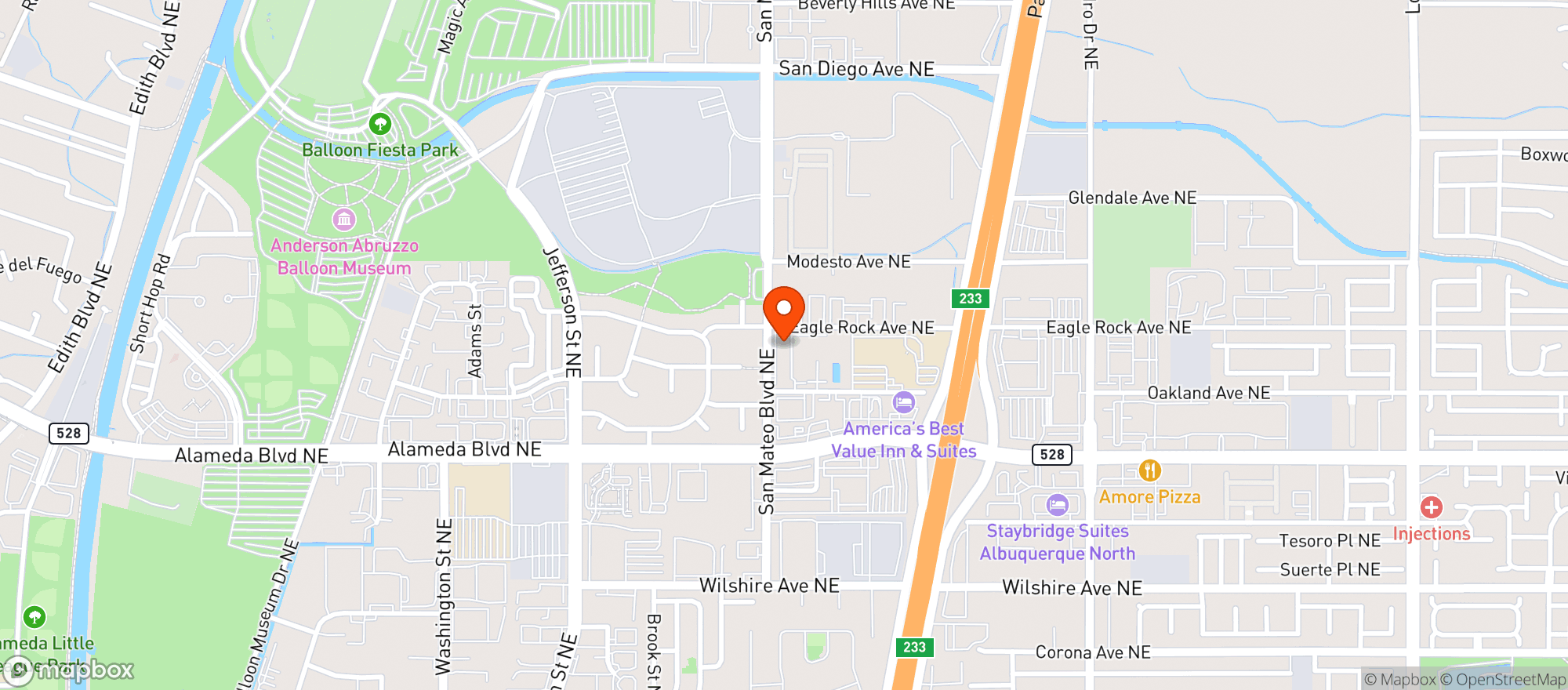 Map showing La Reforma