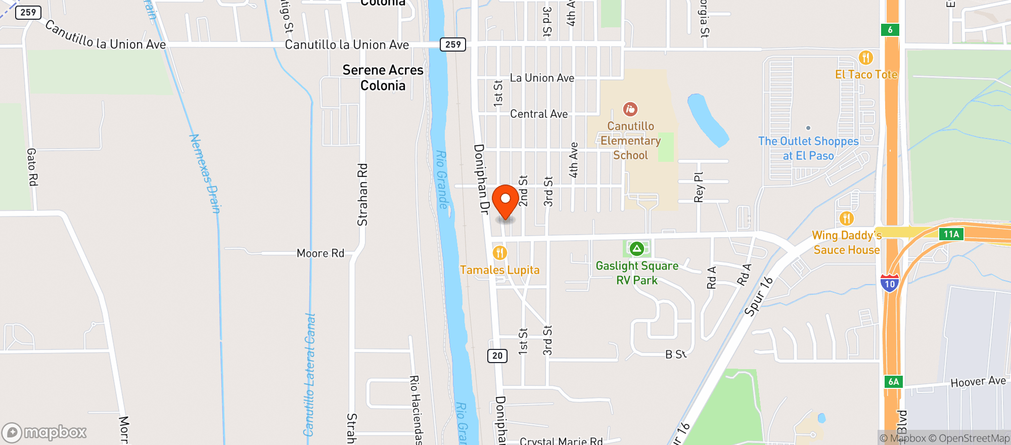 Map showing Good Times Quick Store