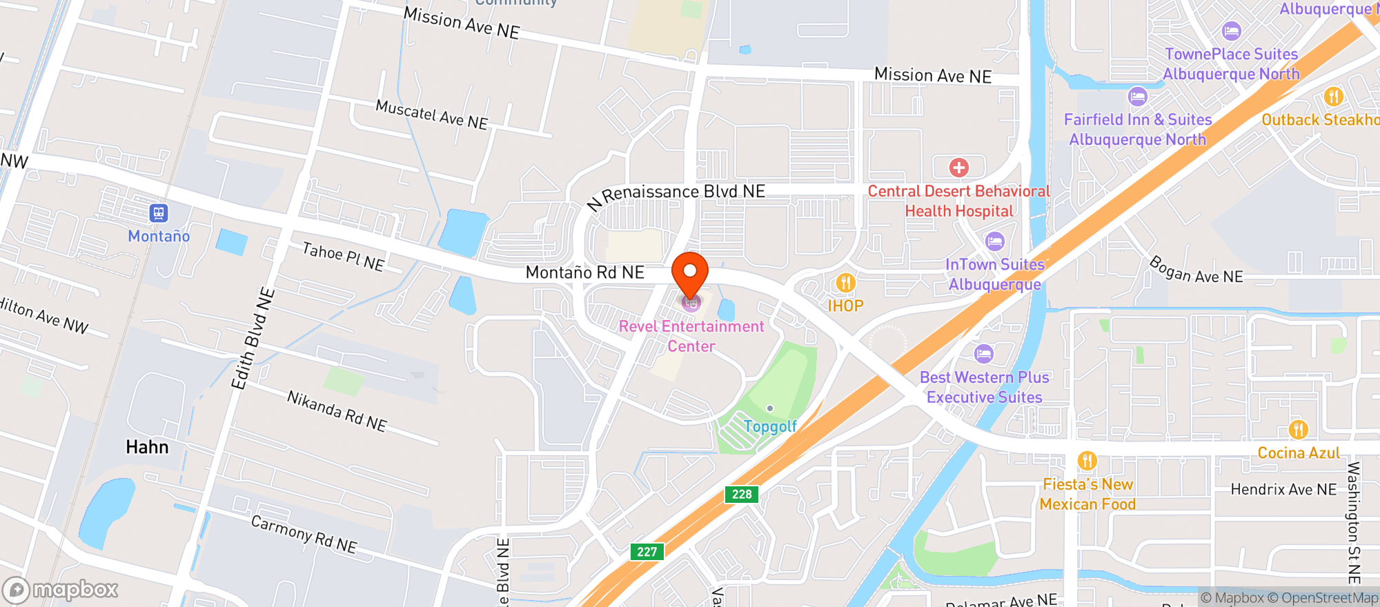 Map showing Revel