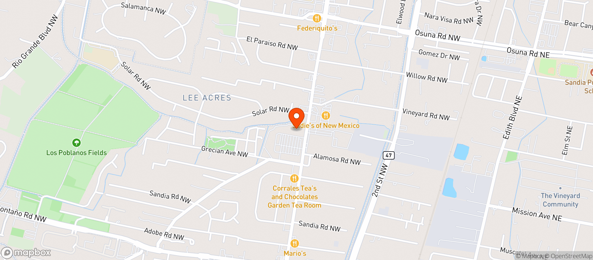 Map showing Smiths Food & Drug Cent #423
