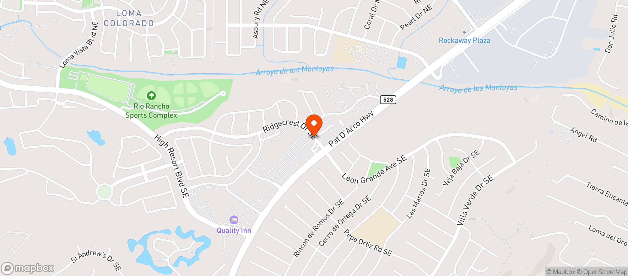 Map showing Albertsons Market