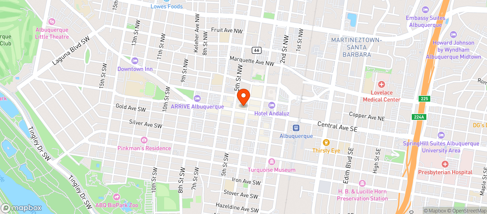 Map showing Sister
