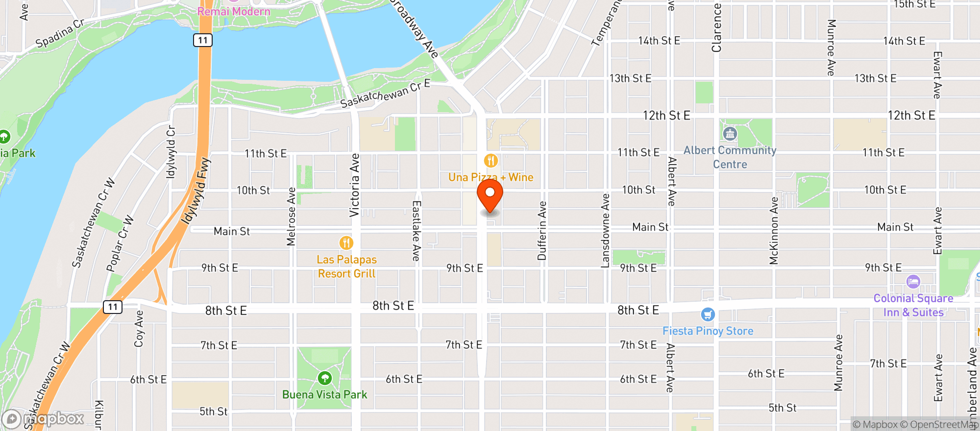 Map showing Nutters Everyday Naturals
