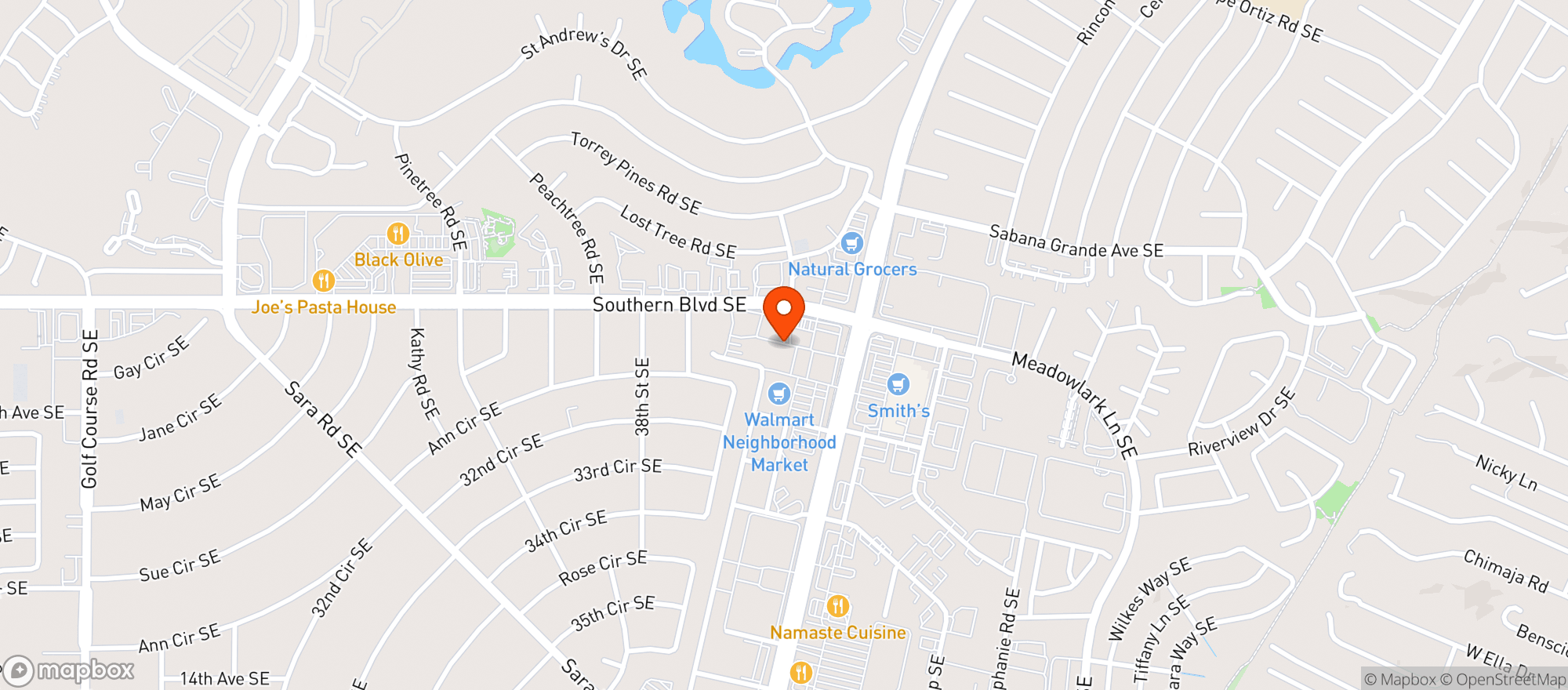 Map showing O Hares Grille & Pub