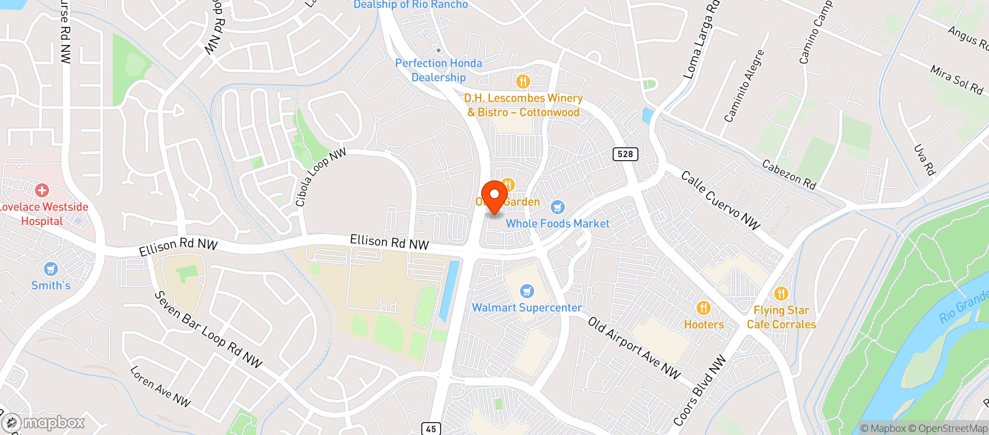 Map showing Total Wine & More