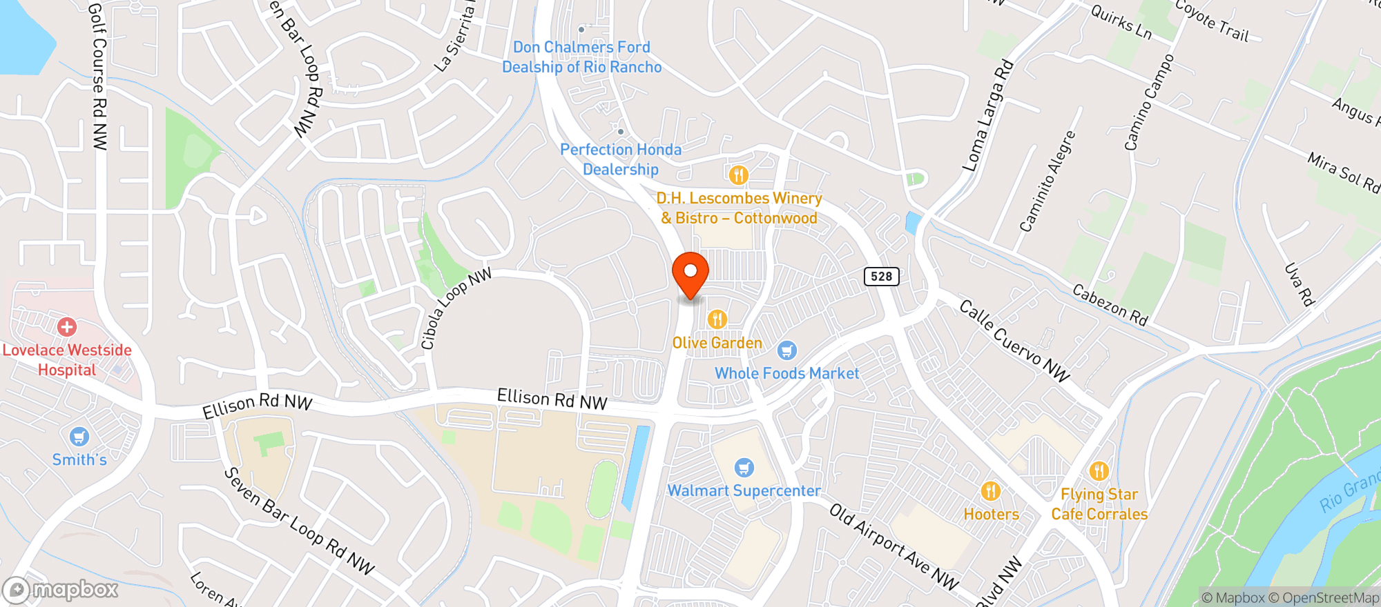 Map showing Red Lobster