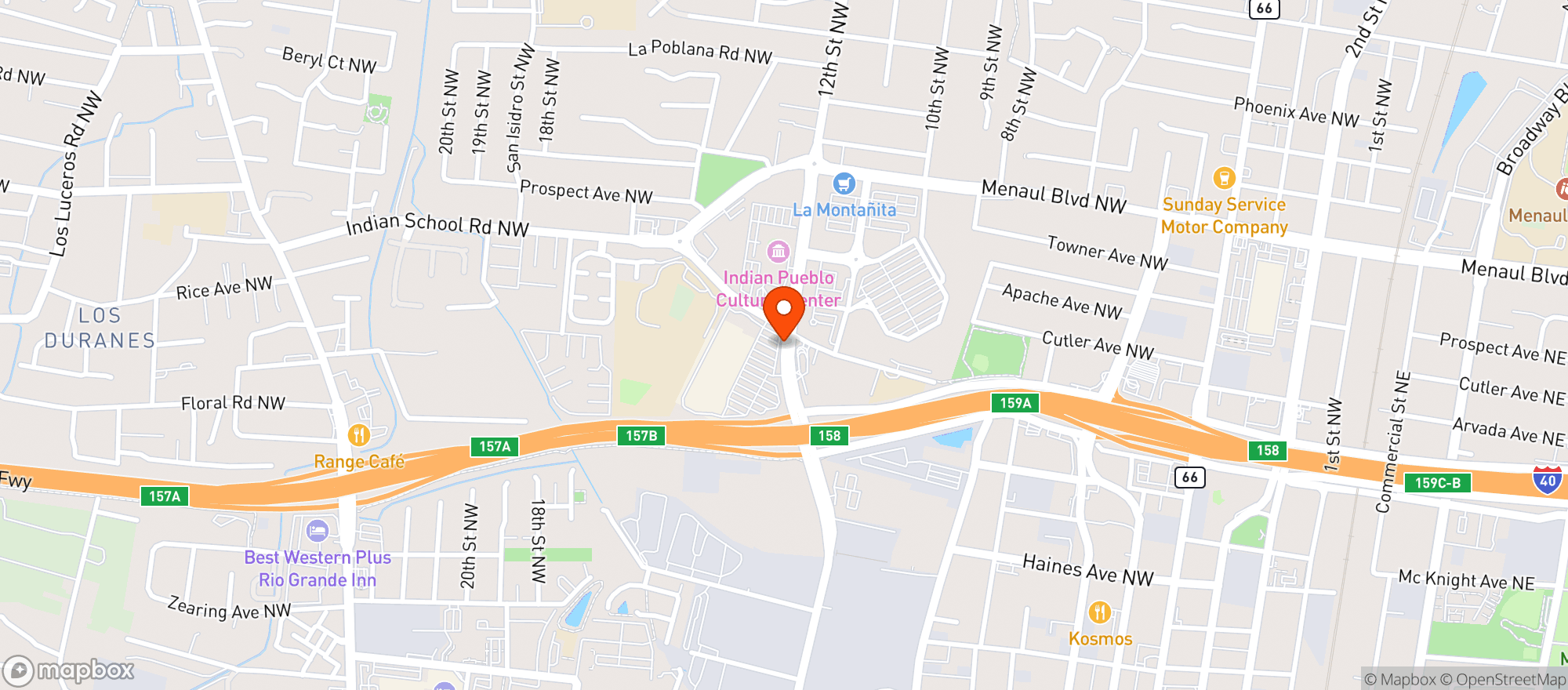Map showing Walgreens
