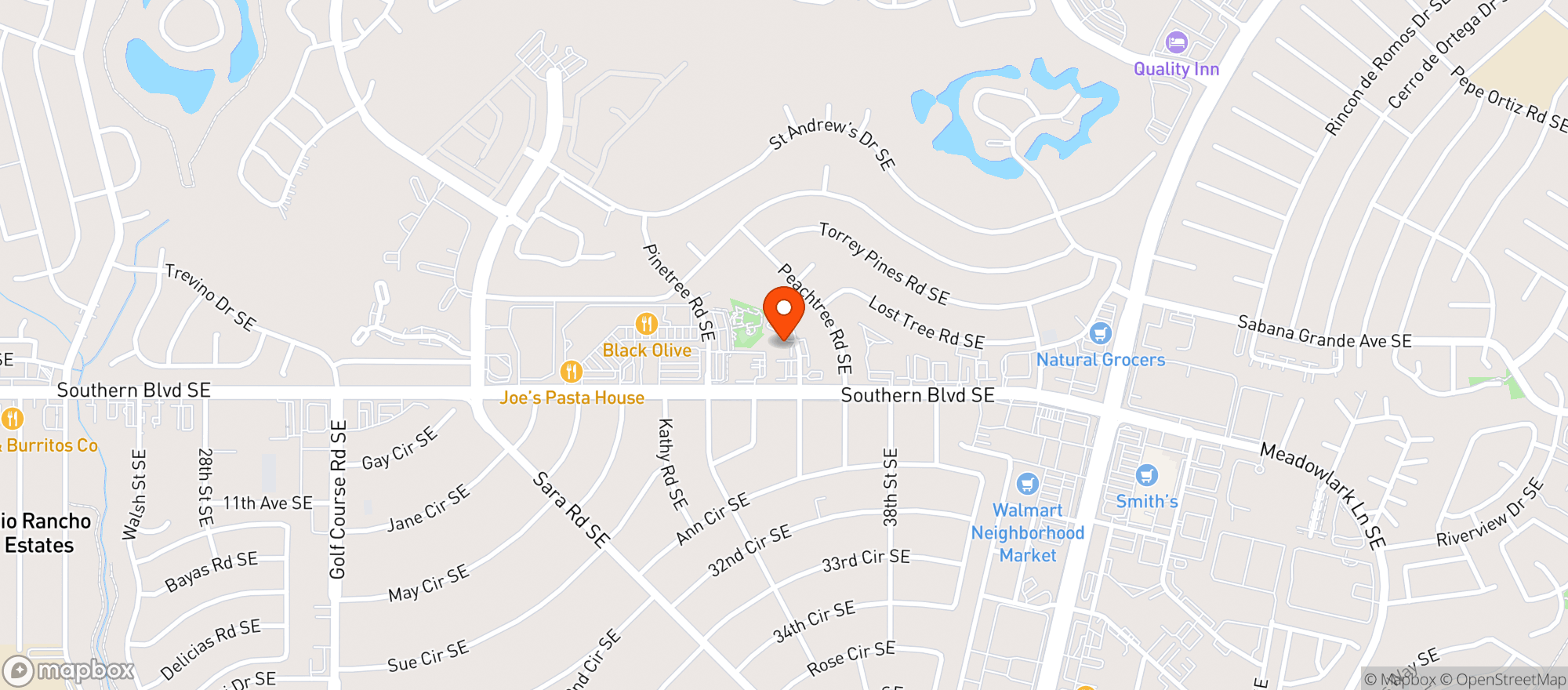 Map showing Turtle Mtn Brewing Co