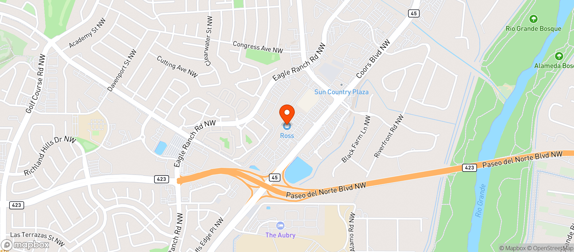 Map showing Gnc