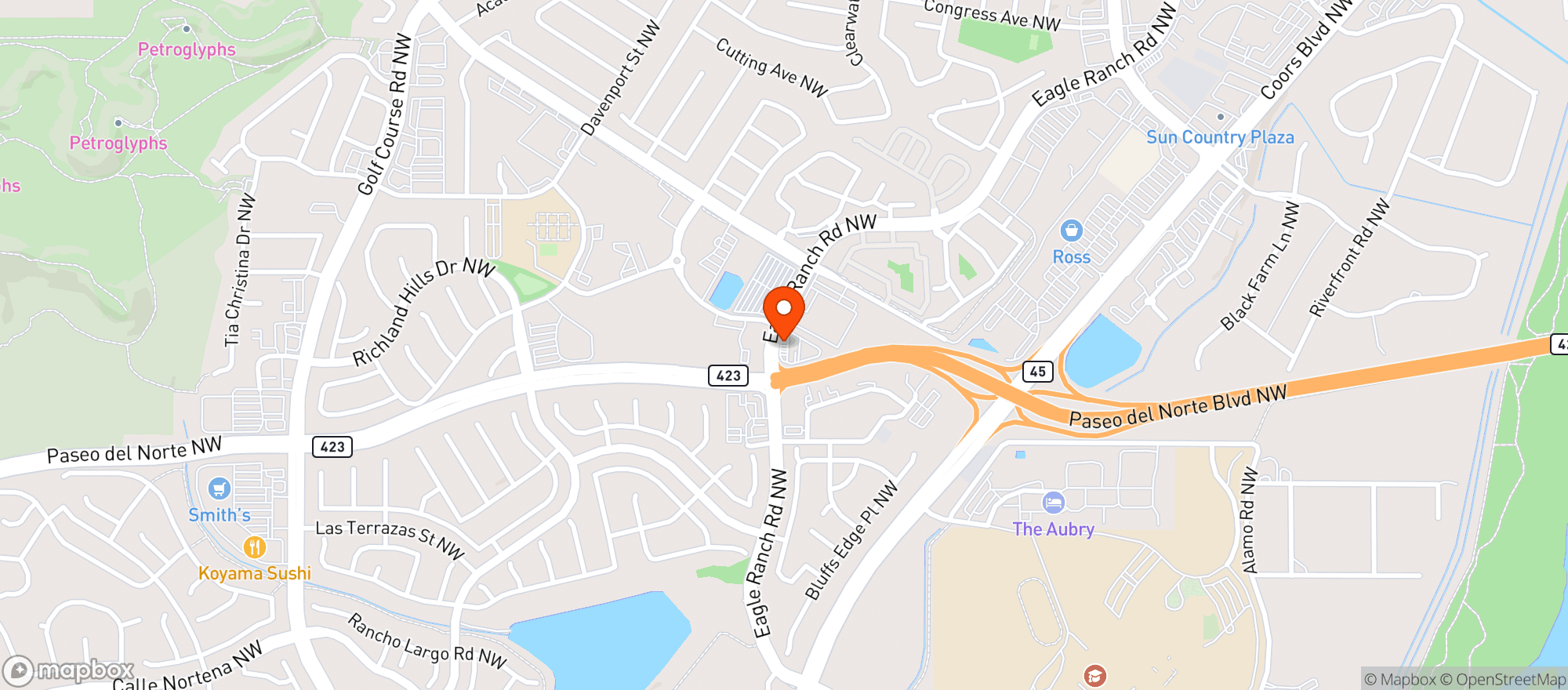Map showing Circle K #2706304