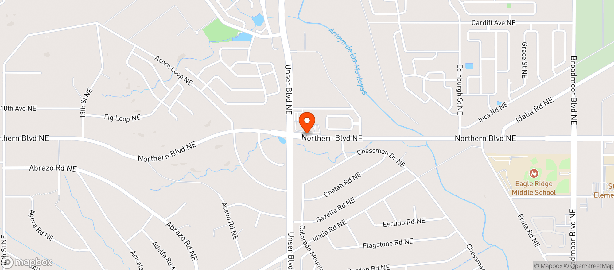 Map showing Walgreens