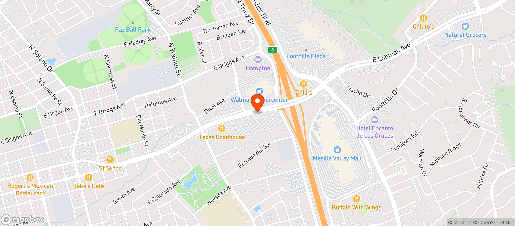 Map showing Sprouts Farmers Market