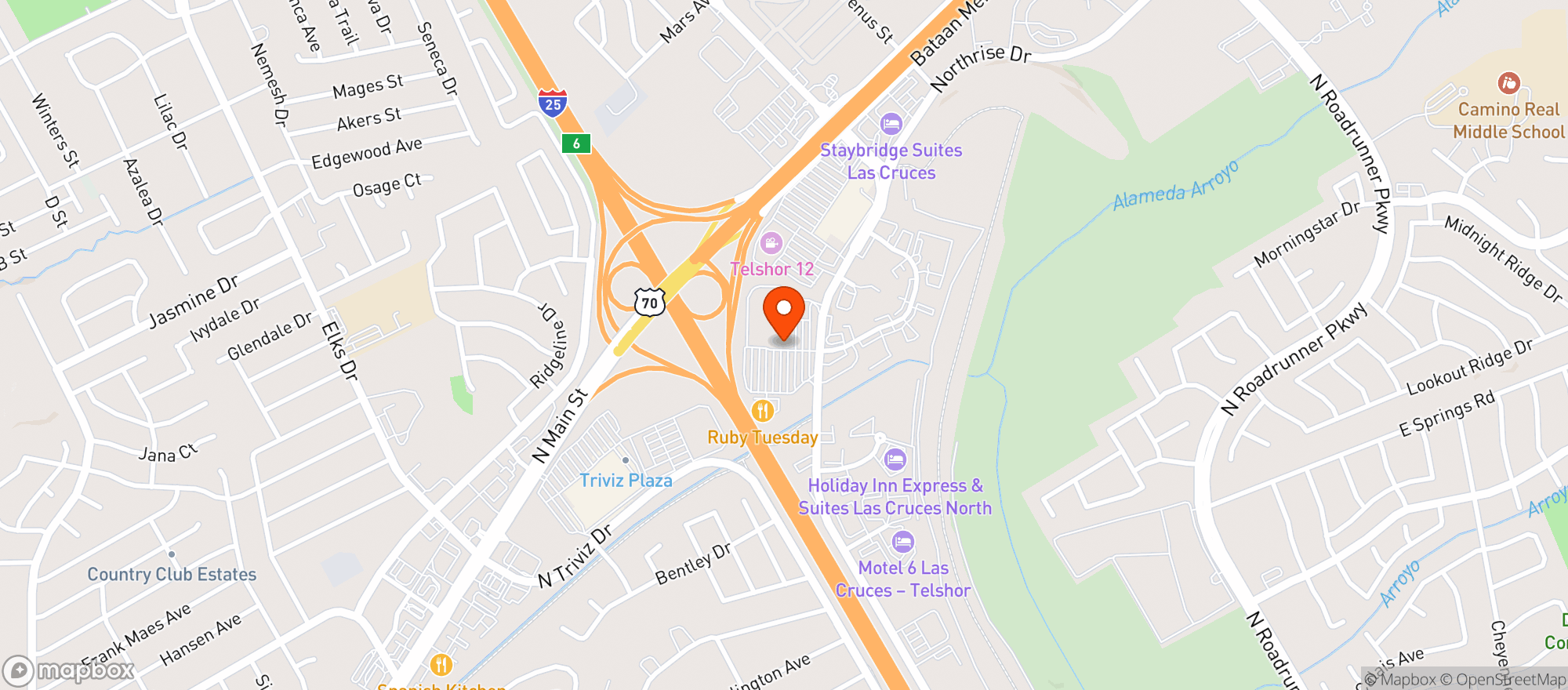 Map showing Sams Club #4784