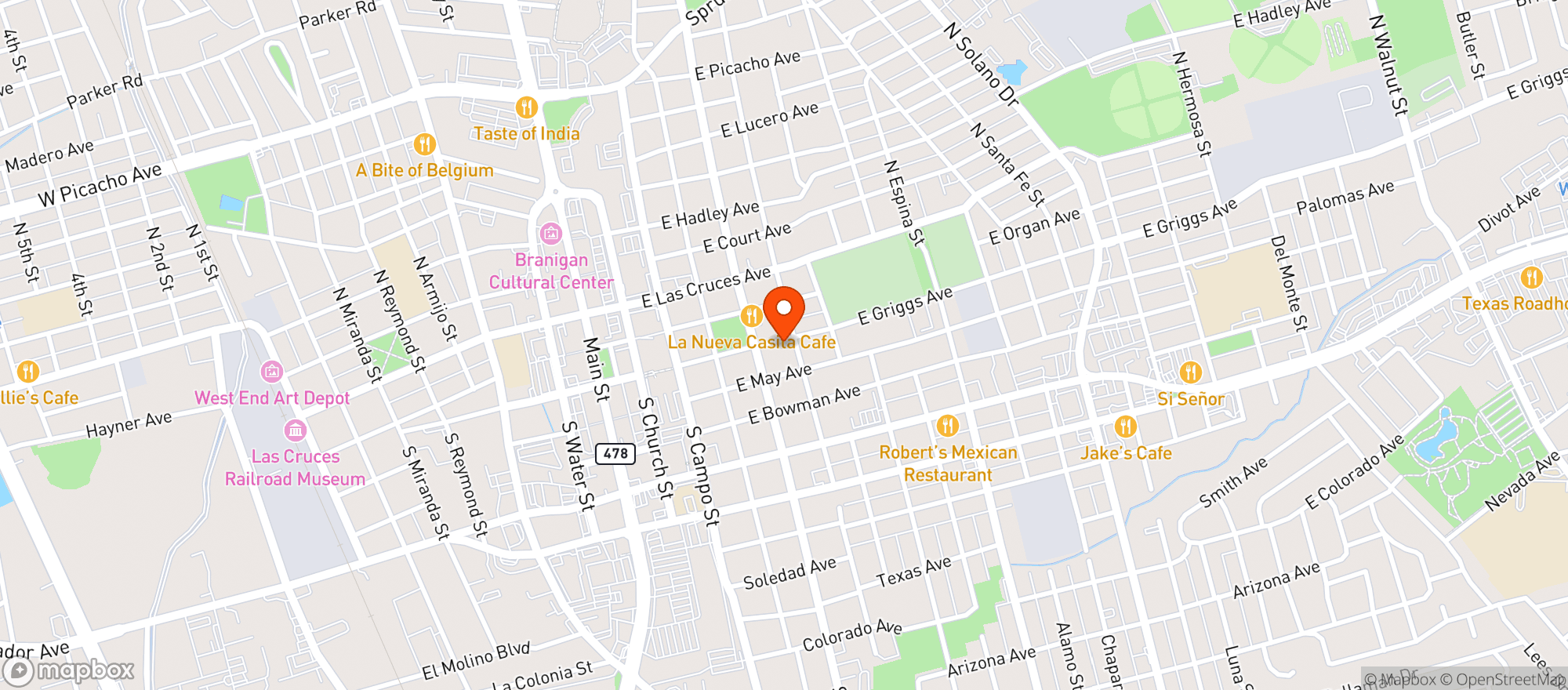Map showing Crossroads Acupuncture with Ryan Bemis, DOM