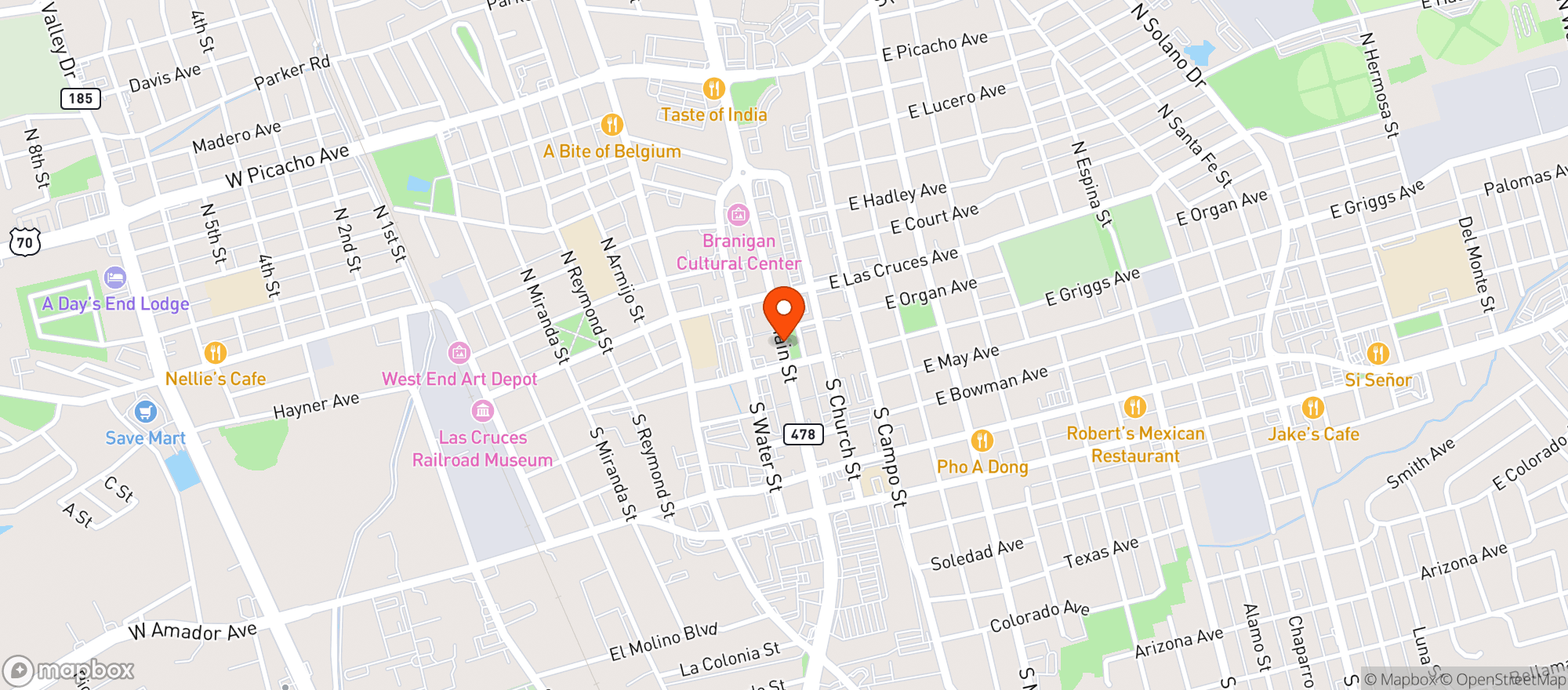 Map showing Little Toad Creek Brewery