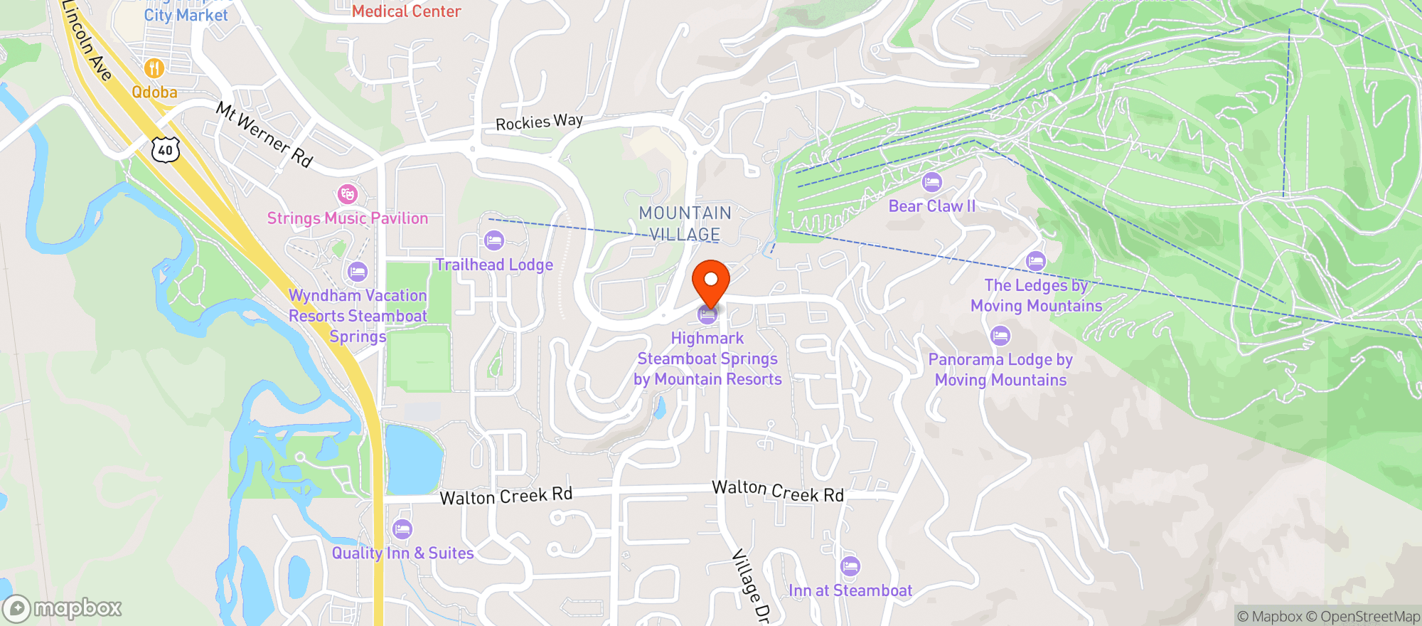 Map showing Wild Plum
