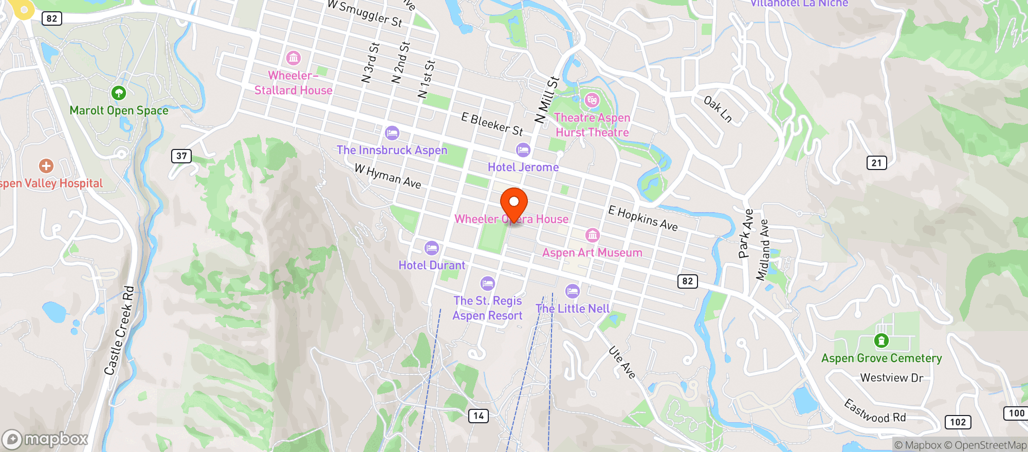 Map showing Bosq