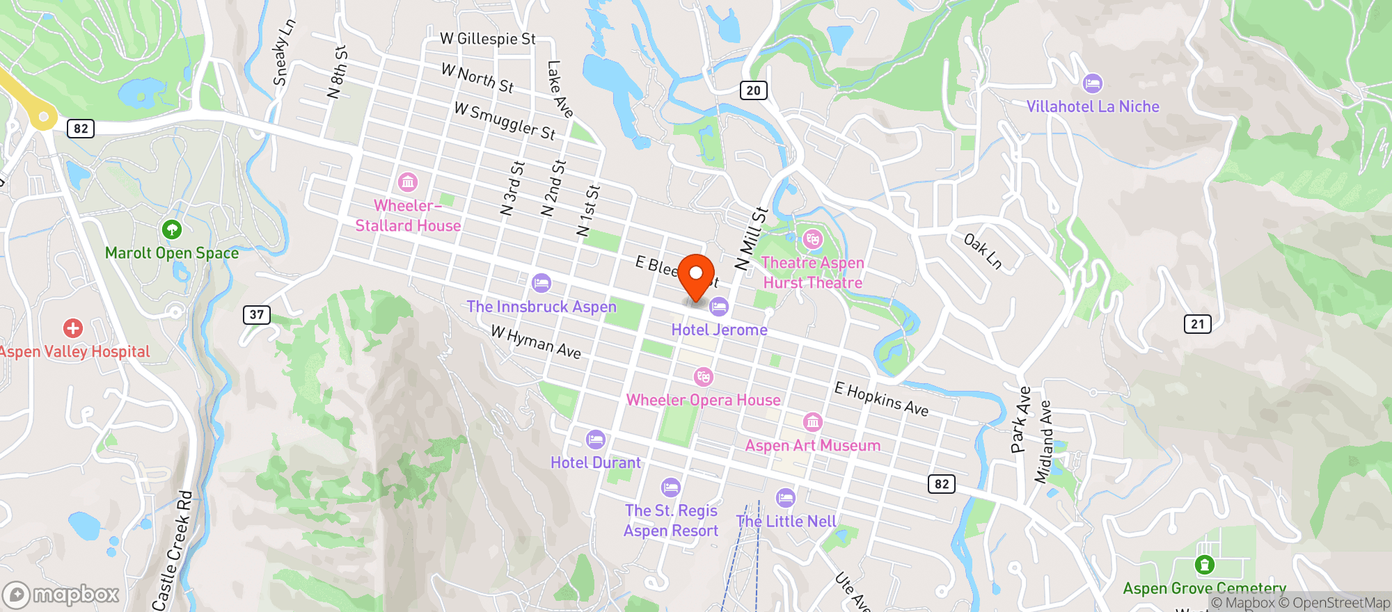 Map showing Carl's Pharmacy