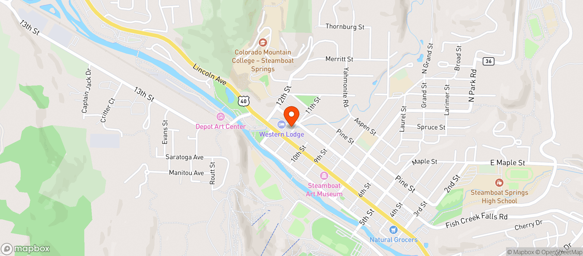 Map showing Laundry Kitchen & Cocktails