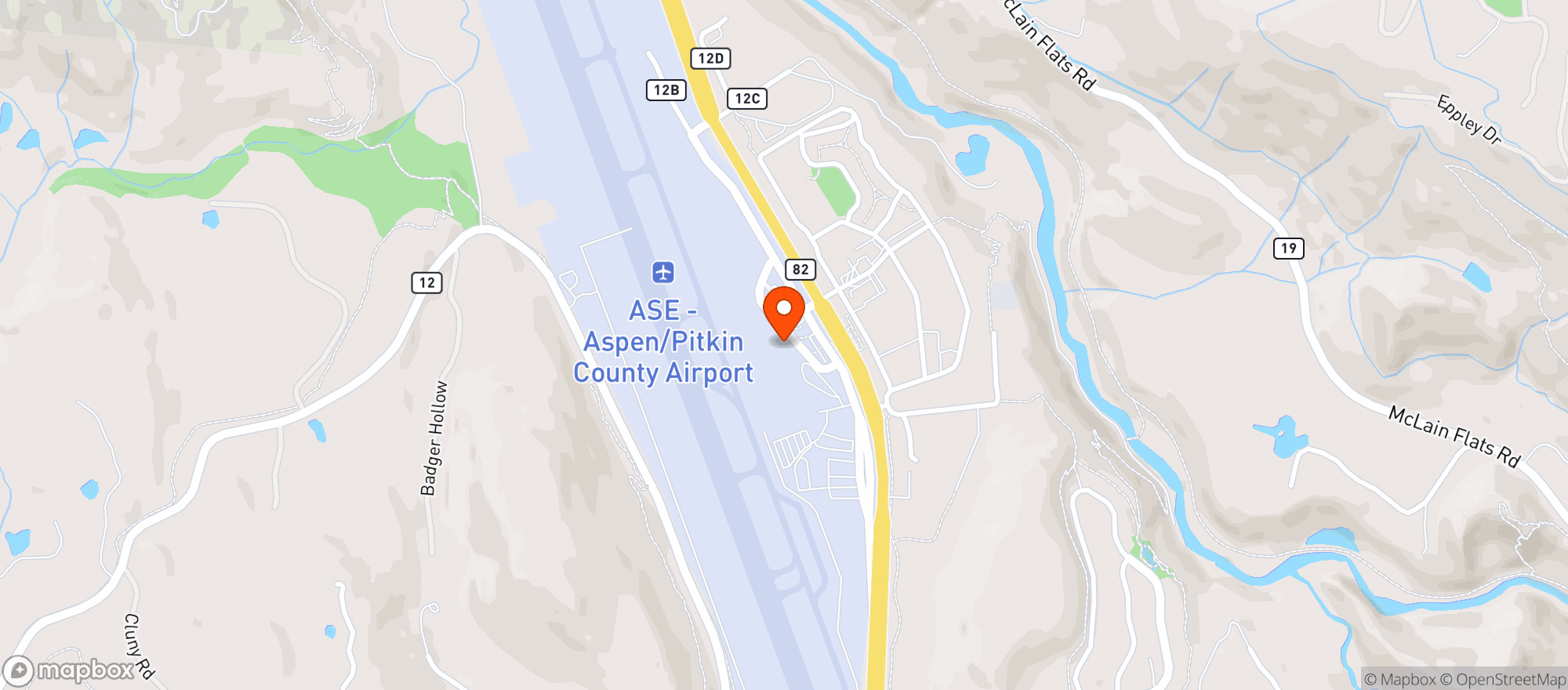 Map showing Jedediah's