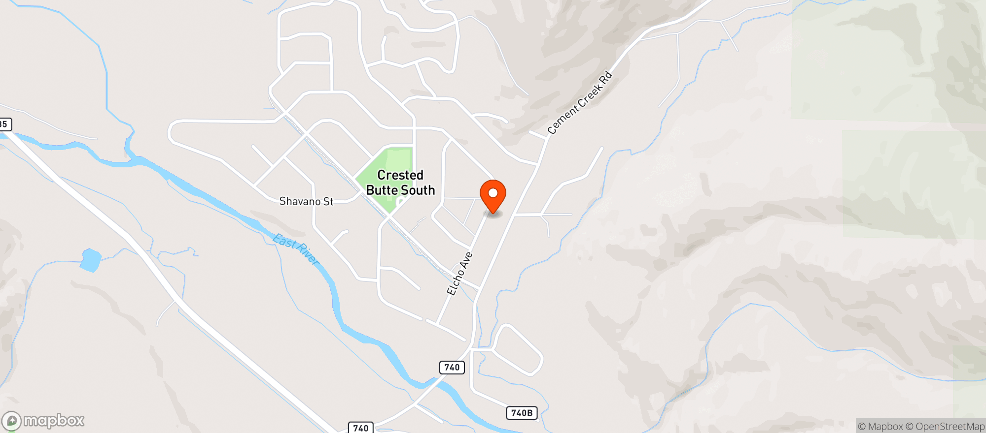 Map showing Tully's