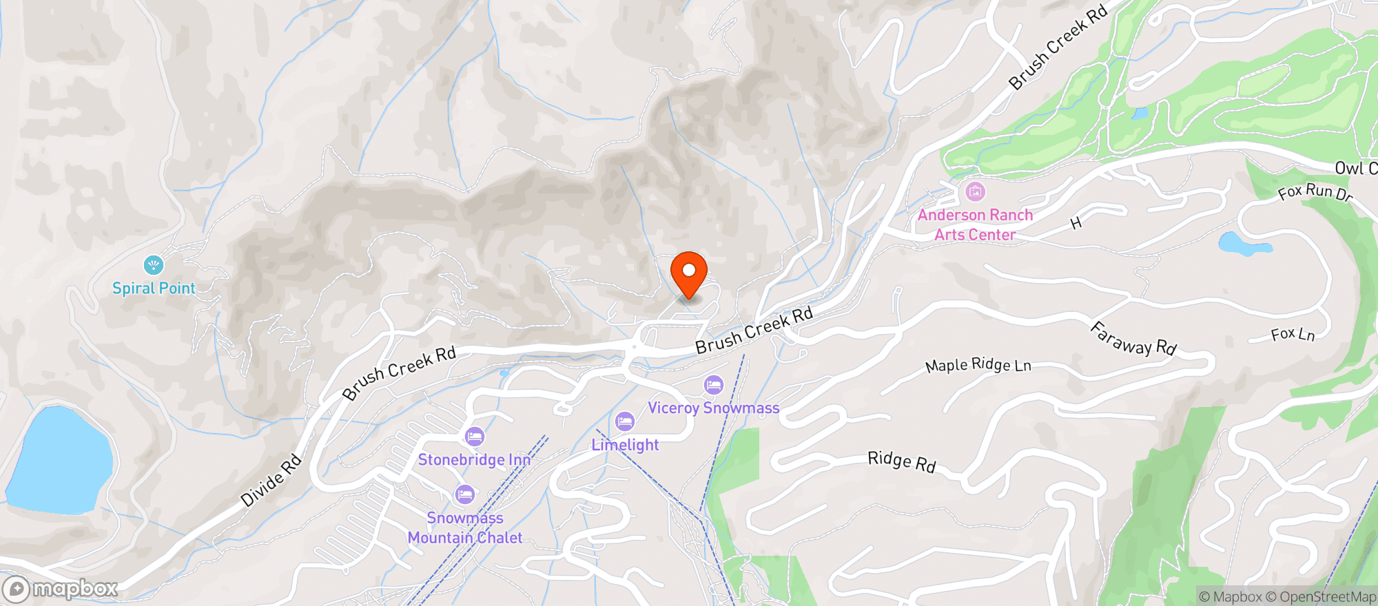 Map showing Sundance