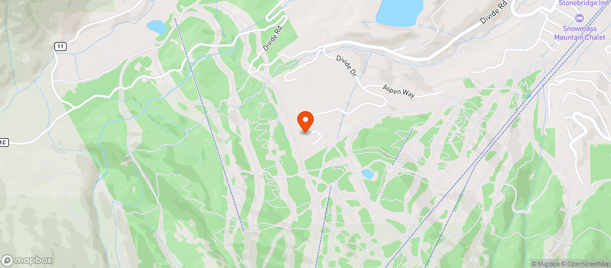 Map showing Sam's Restaurant