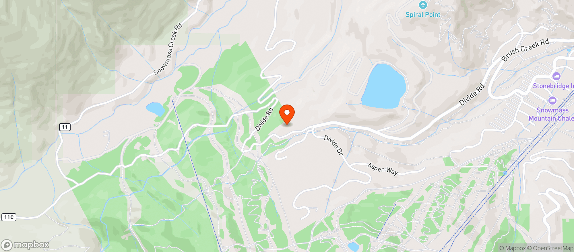 Map showing High Alpine Restaurant