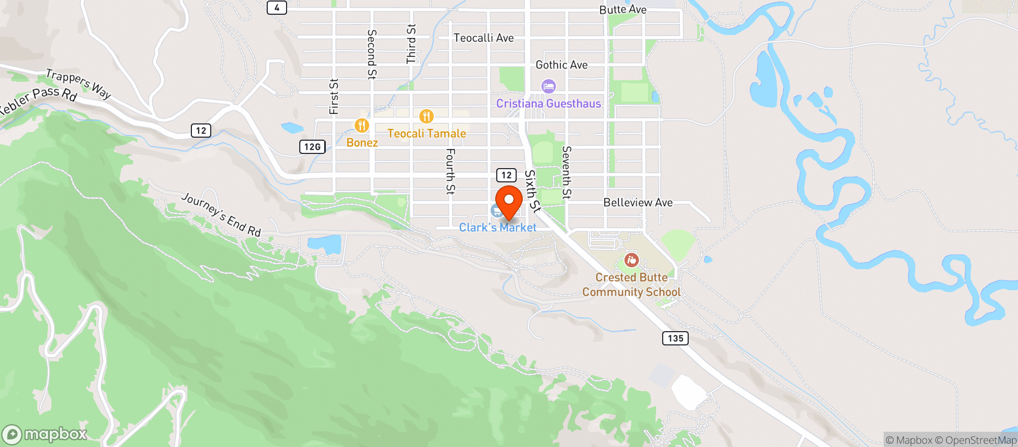 Map showing Acme Liquor