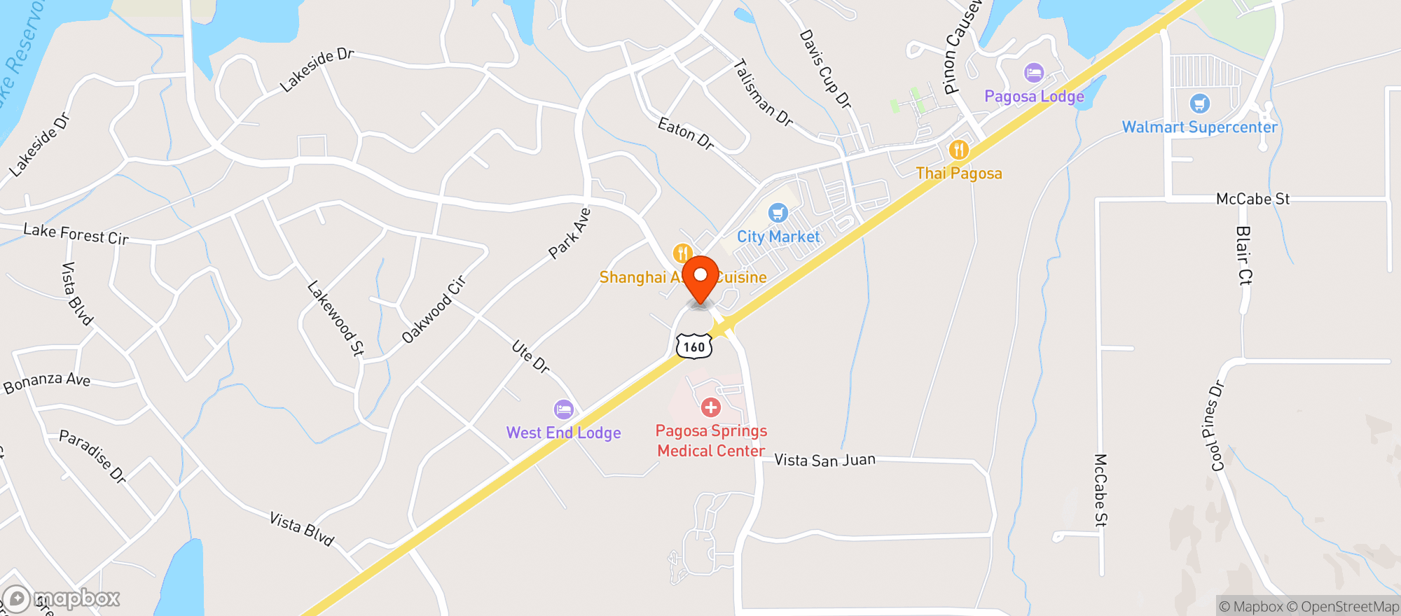 Map showing Stockton Gas Inc