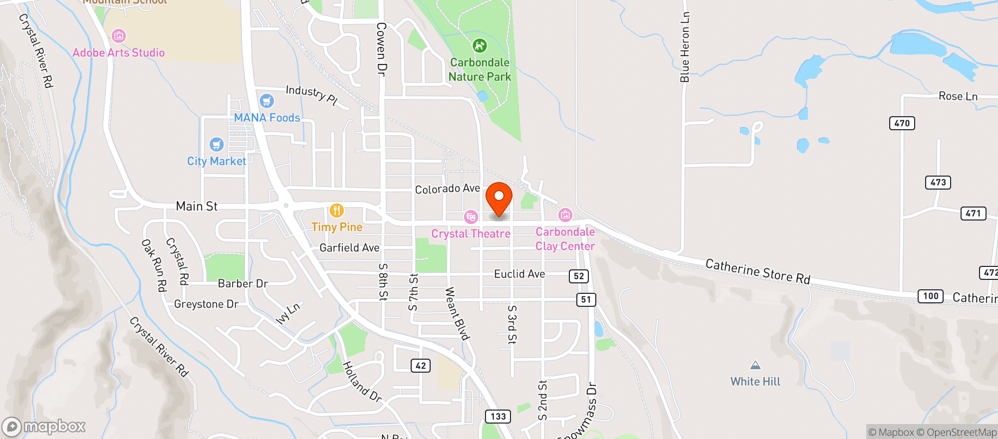 Map showing Phat Thai